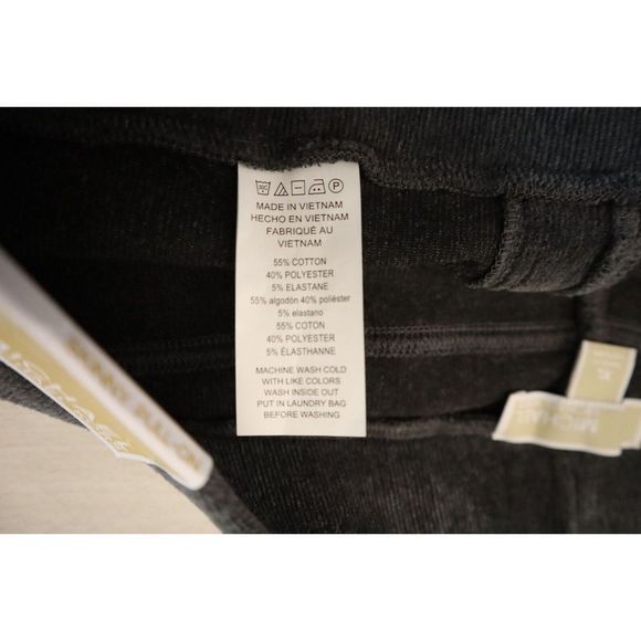Michael Kors QH3308R0F4 Women Sz XL Gray Hi-Rise Skinny Pull-On Corduroy Pants - Picture 9 of 12